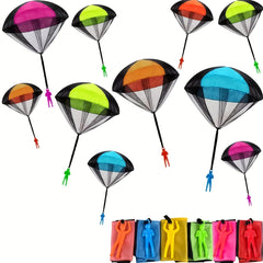 Parachute Toy Set for Outdoor Adventure - 4pcs