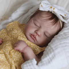 20in Reborn Baby Doll Light Beige 3D Paint Vinyl Limbs Newborn Girl Art Toy