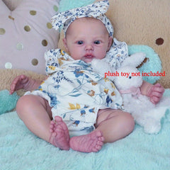 Meadow Reborn Baby Doll 19inch Girl Art Toy for Birthday Gift