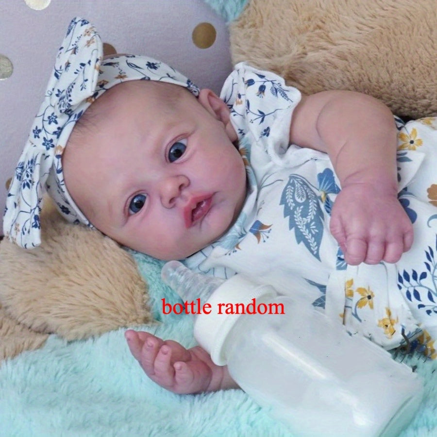 Meadow Reborn Baby Doll 19inch Girl Art Toy for Birthday Gift