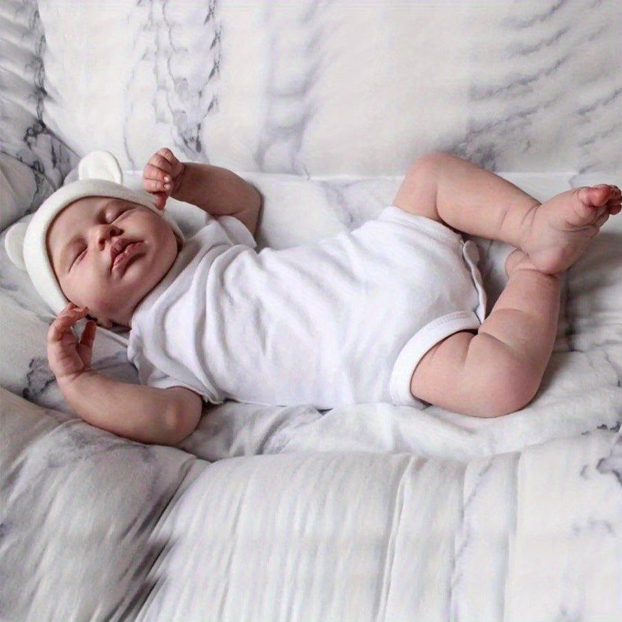 Realistic 20" Reborn Baby Doll Soft Vinyl Limbs Cloth Body Ideal Gift