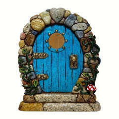 Wood Fairy Door Enchanted Elf Garden Gate Ornament