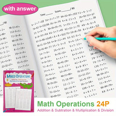 LACHILLY Math Workbook: Daily Fluency Drills Grades 1-3