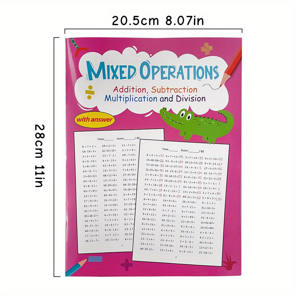 LACHILLY Math Workbook: Daily Fluency Drills Grades 1-3