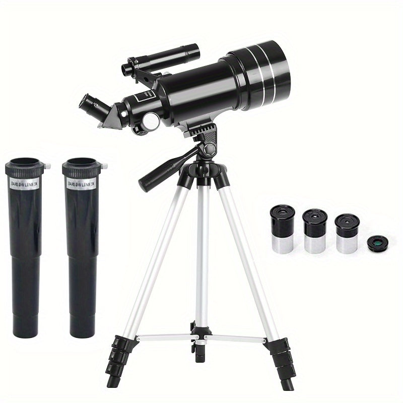 F30070 HD Astronomical Telescope Easy to Use for Stargazing & Moon Watching