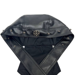 Punk Faux Leather Bandana Halloween Dress Up Headwear