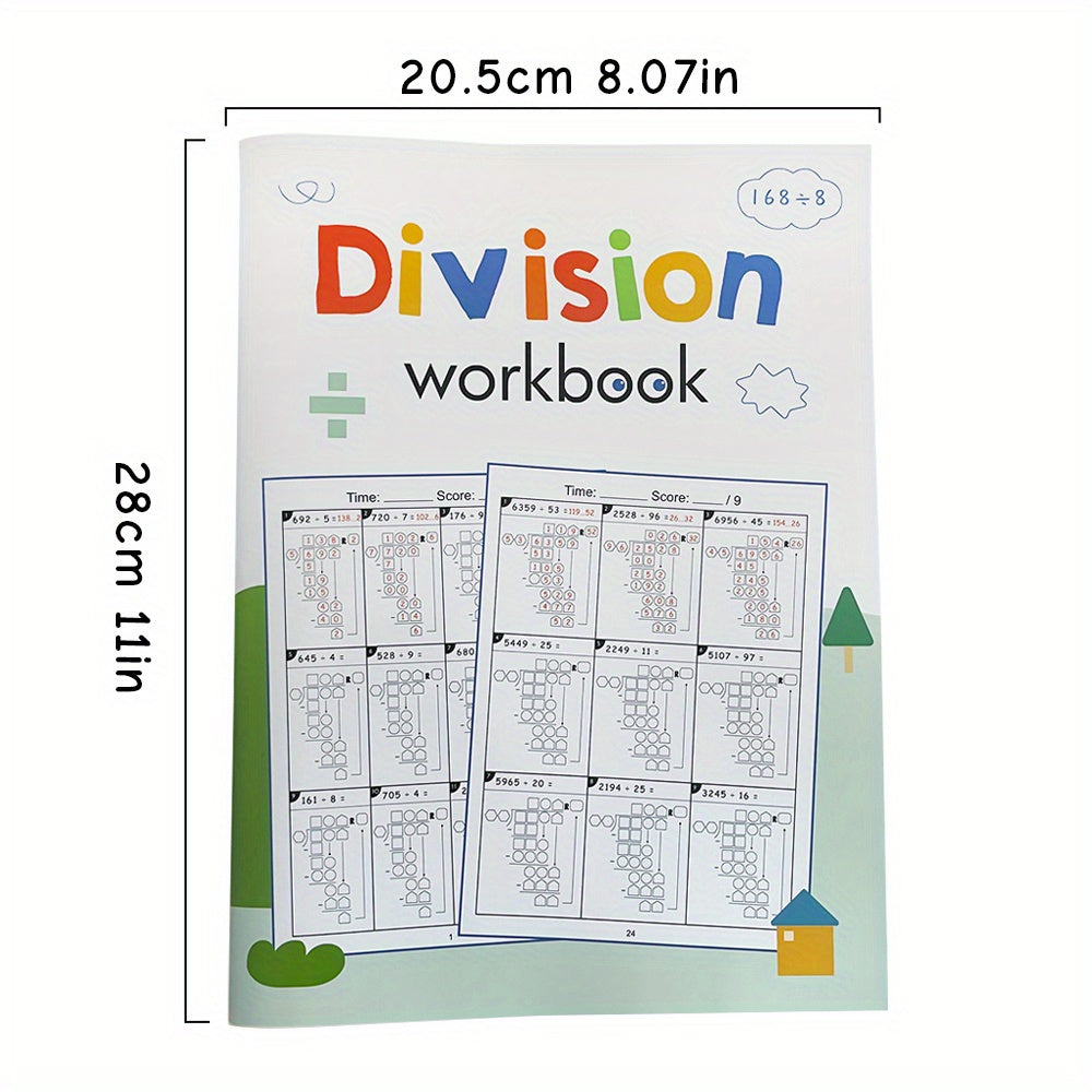 Math Practice Workbook for 3rd-5th Grade Kids