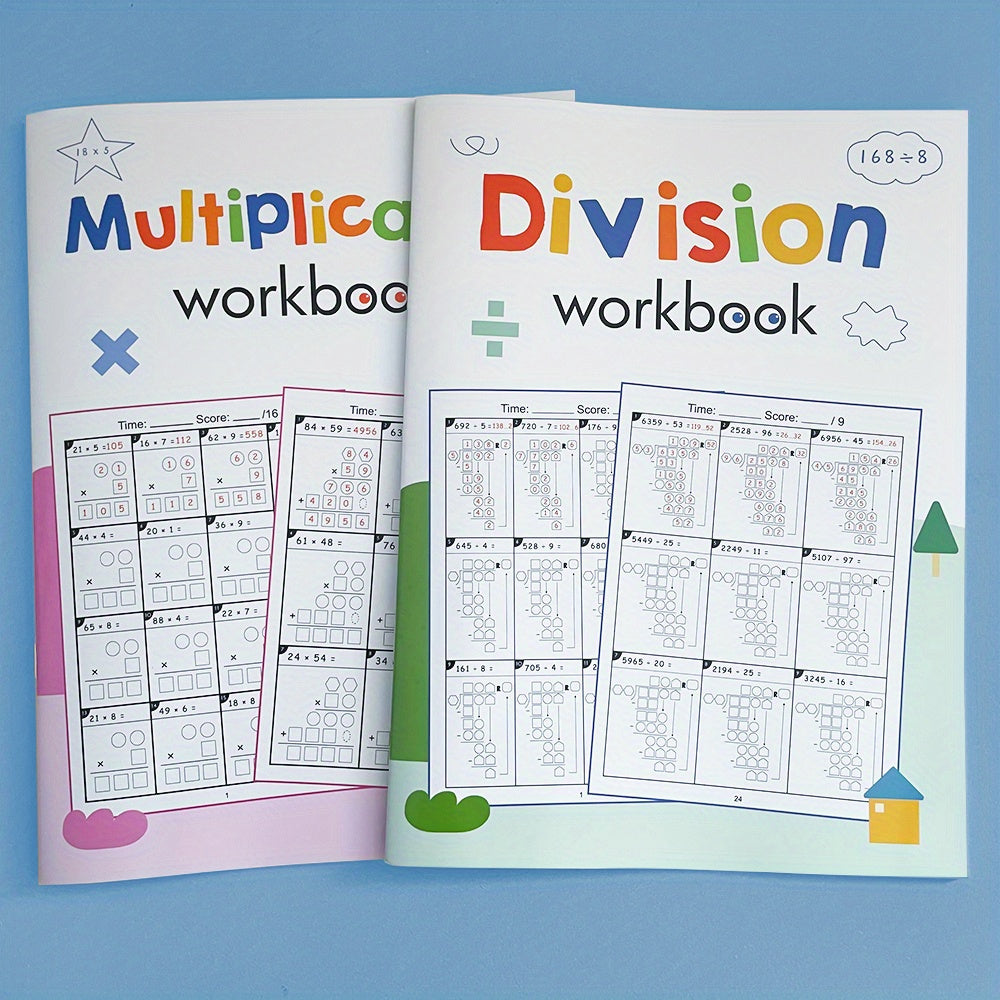 Math Practice Workbook for 3rd-5th Grade Kids