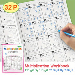 Math Practice Workbook for 3rd-5th Grade Kids