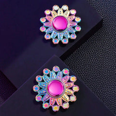 Colorful Metal Fidget Spinner 4pcs Set