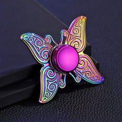 Butterfly Metal Fidget Spinner Ages 6-8 Quiet Long Spin Durable Toy