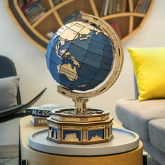 3D Wooden Puzzle Games 567pcs Globe Earth Ocean Map Ball Model Toys Gift