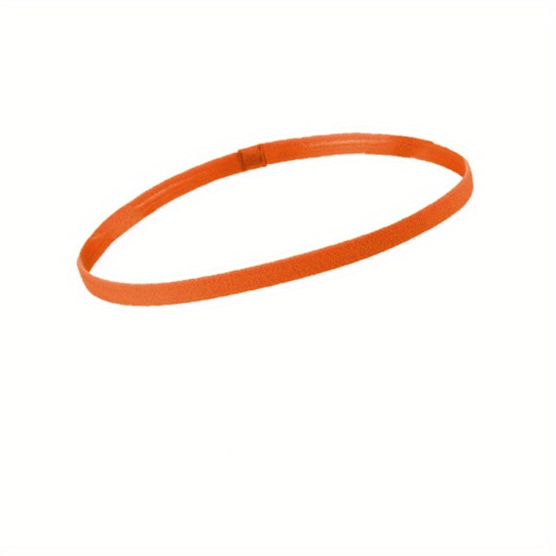 4pcs Elastic Yoga & Running Headbands Breathable Sweatbands for Fitness