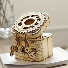 DIY 3D Wooden Puzzle Game Toy LK502 Treasure Box