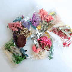 Dried Flowers Craft Kit for Resin DIY Decor, Mixed Natural Preserved Floral