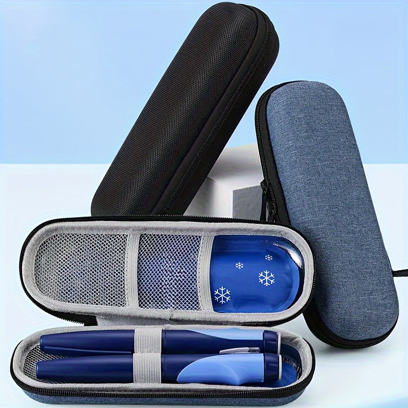Portable Insulin Cooler Travel Bag Lightweight Durable Vinyl Material