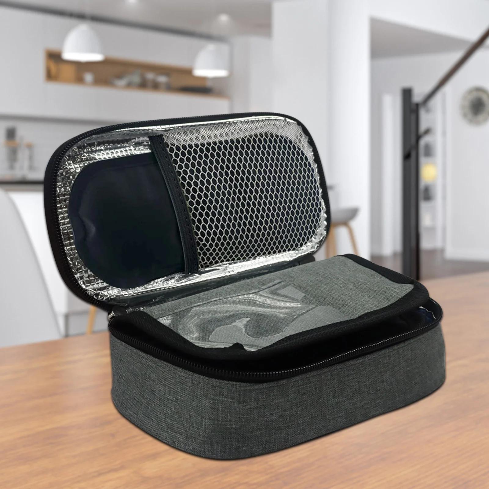 Portable Medical Cooler Bag with Needle Changing Window