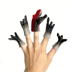 5pcs Dinosaur Finger Puppet Set Tyrannosaurus Rex Toys for Parties and Holidays