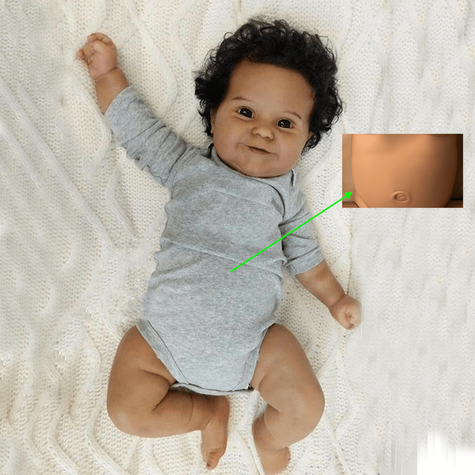 20in Full Vinyl Reborn Baby Doll Smiling Newborn Toddler Girl