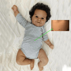 20in Full Vinyl Reborn Baby Doll Smiling Newborn Toddler Girl