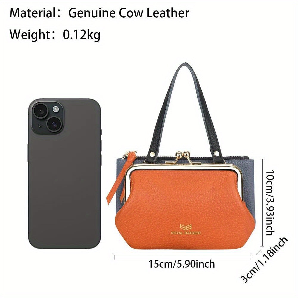 Royal Bagger RFID Coin Purse Women Leather Handbag Clutch Wallet