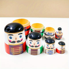 Wooden Doll Nutcracker Nesting Doll Unique Home Decoration