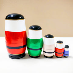 Wooden Doll Nutcracker Nesting Doll Unique Home Decoration