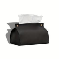 Modern PU Leather Tissue Box Cover for Home and Car