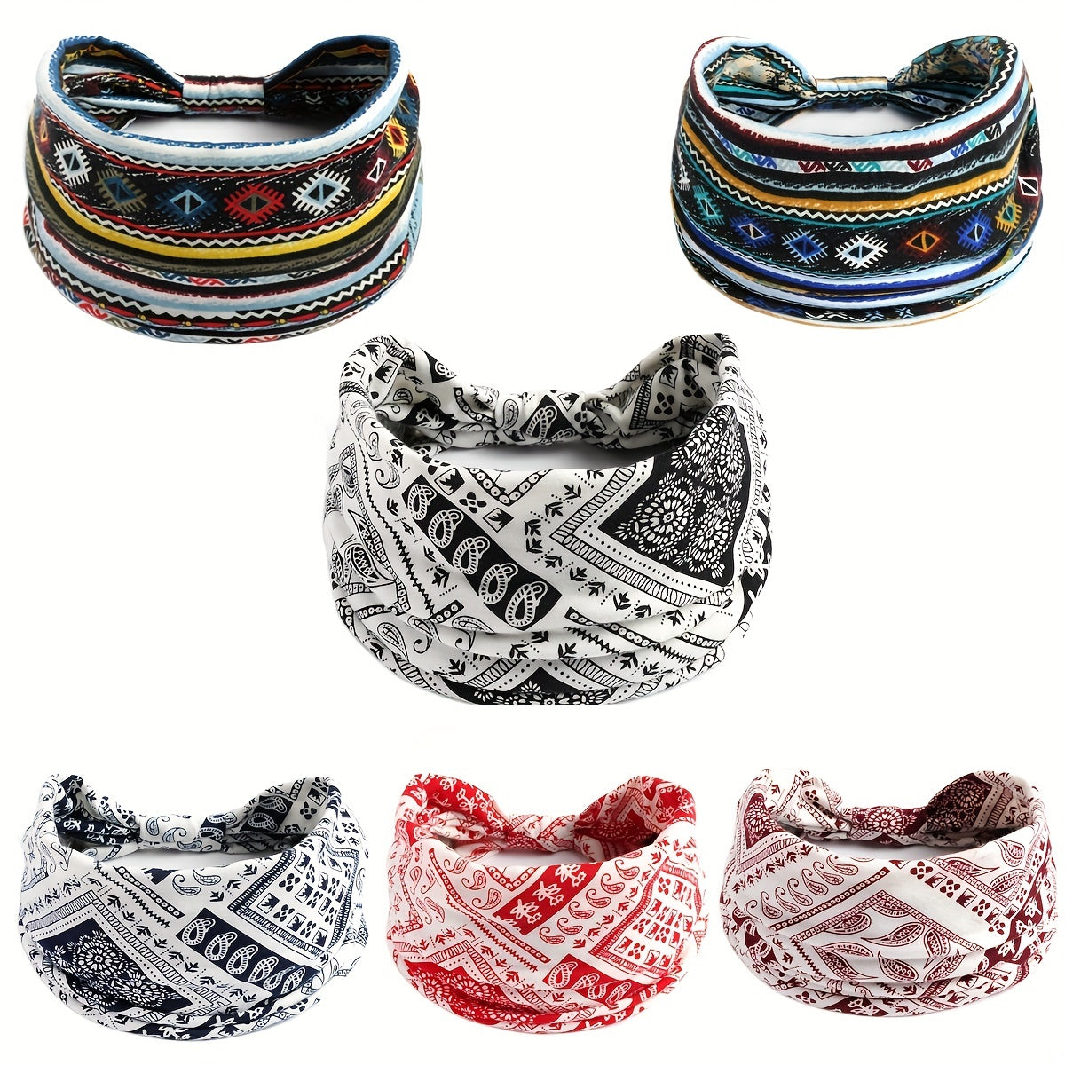 Bohemian Yoga Sports Hairband - Sweat Absorption Headband