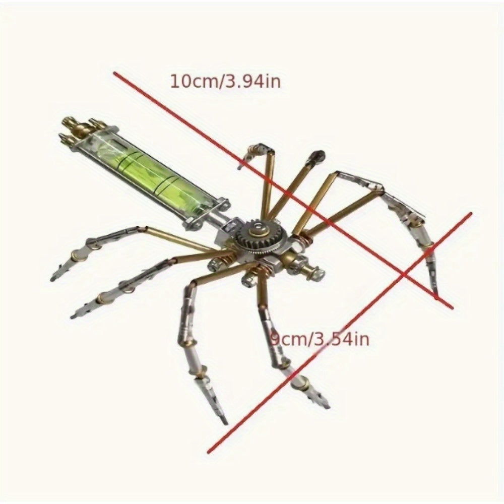 Steampunk Mechanical Spider 3D Puzzle Kit