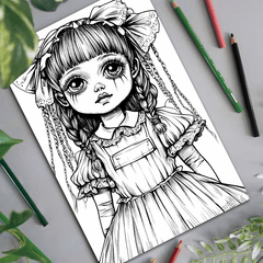 Strange Dolls Coloring Book: Unique Adult Relaxation Gift