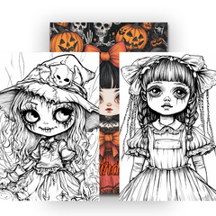 Strange Dolls Coloring Book: Unique Adult Relaxation Gift