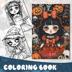 Strange Dolls Coloring Book: Unique Adult Relaxation Gift