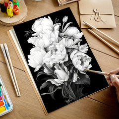 Deluxe Plant Coloring Book - 22 Pages - Complex Patterns