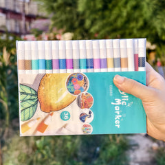 Acrylic Paint Marker Pens Set 12-80 Colors Non Toxic Water Resistant