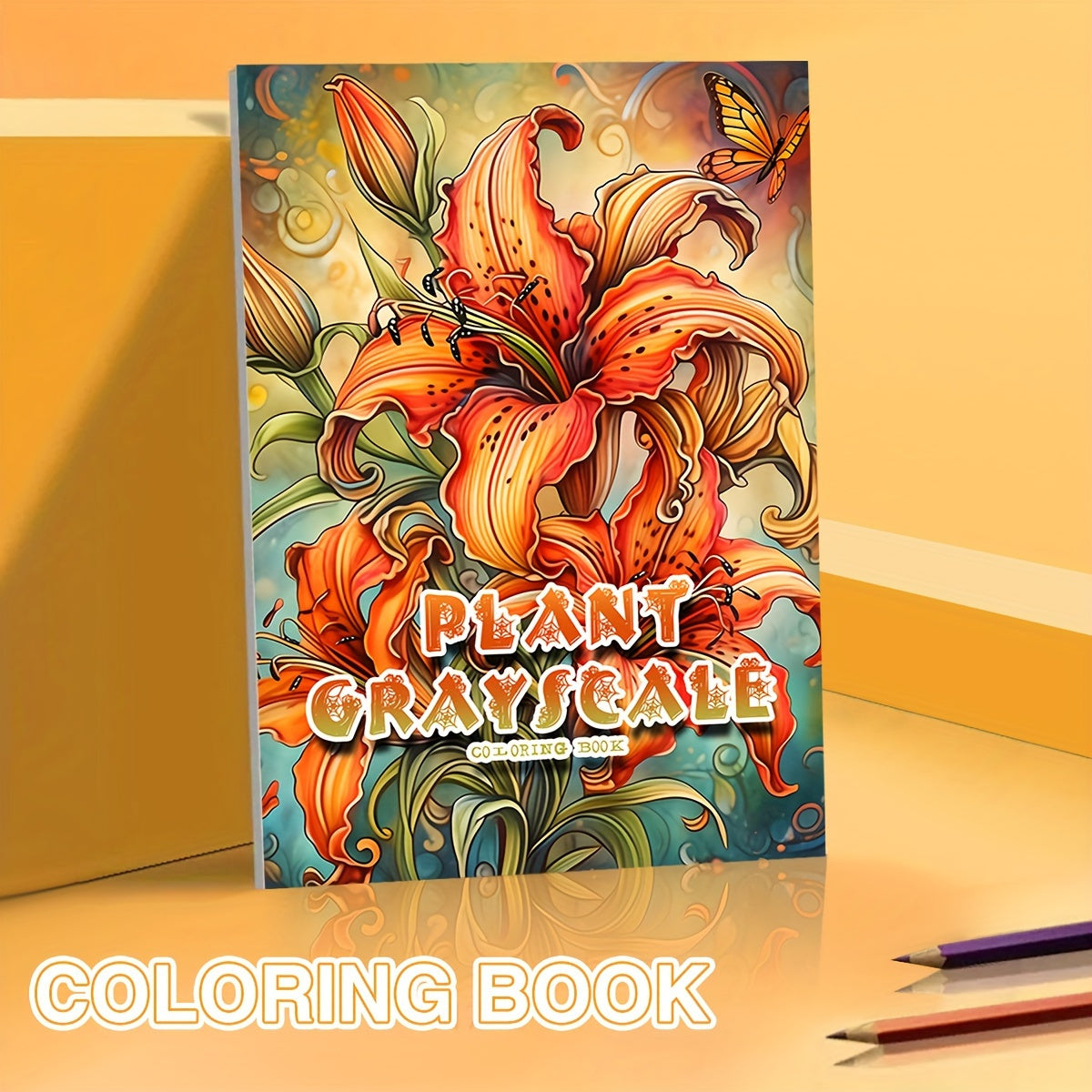 Deluxe Plant Coloring Book - 22 Pages - Complex Patterns