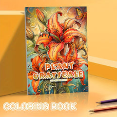 Deluxe Plant Coloring Book - 22 Pages - Complex Patterns