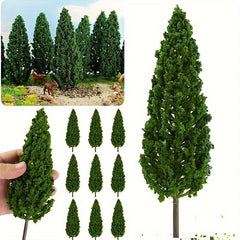 3pcs Realistic Pine Trees for Dollhouses and Sandbox Play