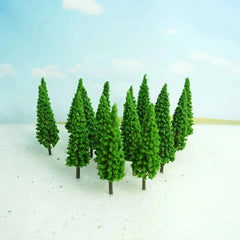 3pcs Realistic Pine Trees for Dollhouses and Sandbox Play