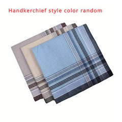 Vintage Cotton Men's Handkerchief Checkered Pattern
