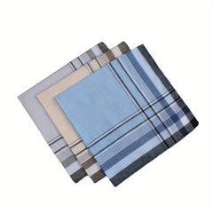 Vintage Cotton Men's Handkerchief Checkered Pattern