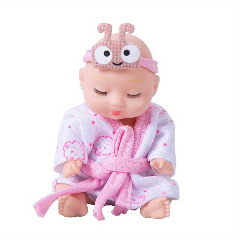 3 Inch Reborn Doll for Girls Realistic Sleep & Play Features in Pink Red