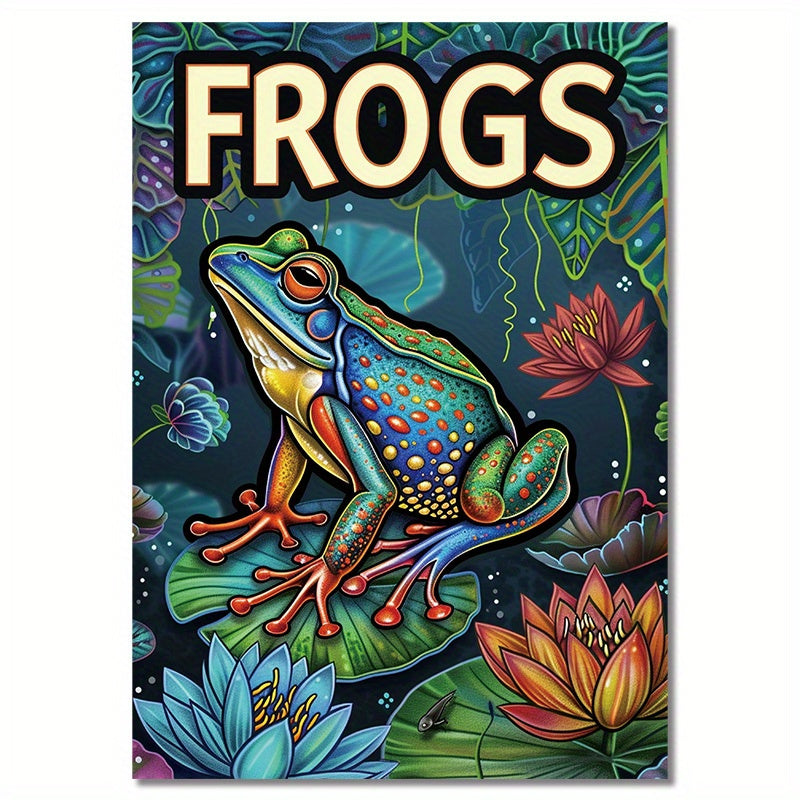 Frogs Coloring Book Deluxe Edition 22 Pages Thickened Paper 29x20cm