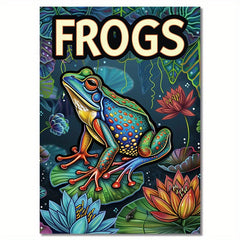 Frogs Coloring Book Deluxe Edition 22 Pages Thickened Paper 29x20cm