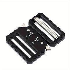 Metal Belt Buckle Bidirectional Adjustable Fits 39mm Belt