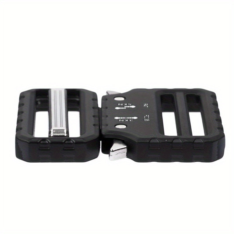 Metal Belt Buckle Bidirectional Adjustable Fits 39mm Belt