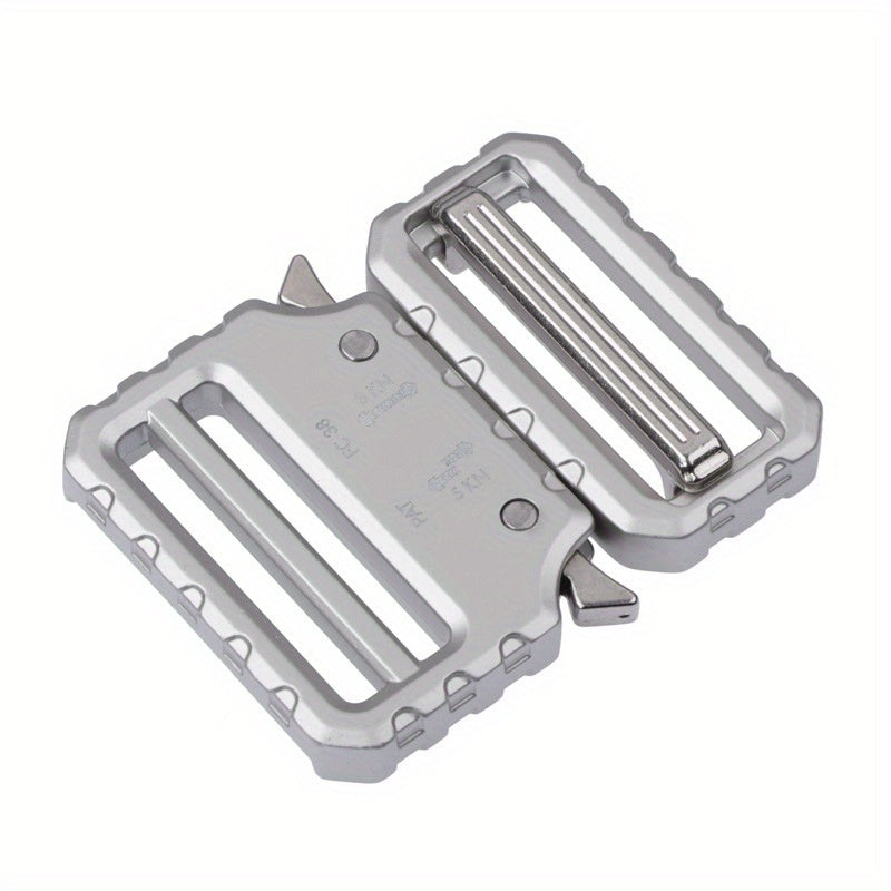 Metal Belt Buckle Bidirectional Adjustable Fits 39mm Belt