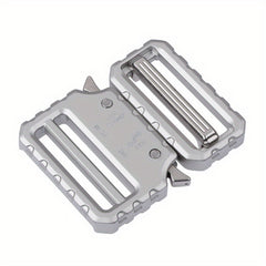Metal Belt Buckle Bidirectional Adjustable Fits 39mm Belt