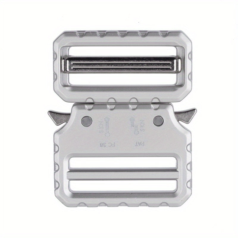 Metal Belt Buckle Bidirectional Adjustable Fits 39mm Belt