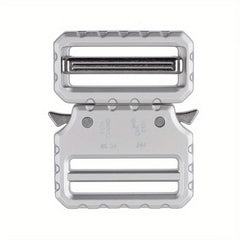 Metal Belt Buckle Bidirectional Adjustable Fits 39mm Belt